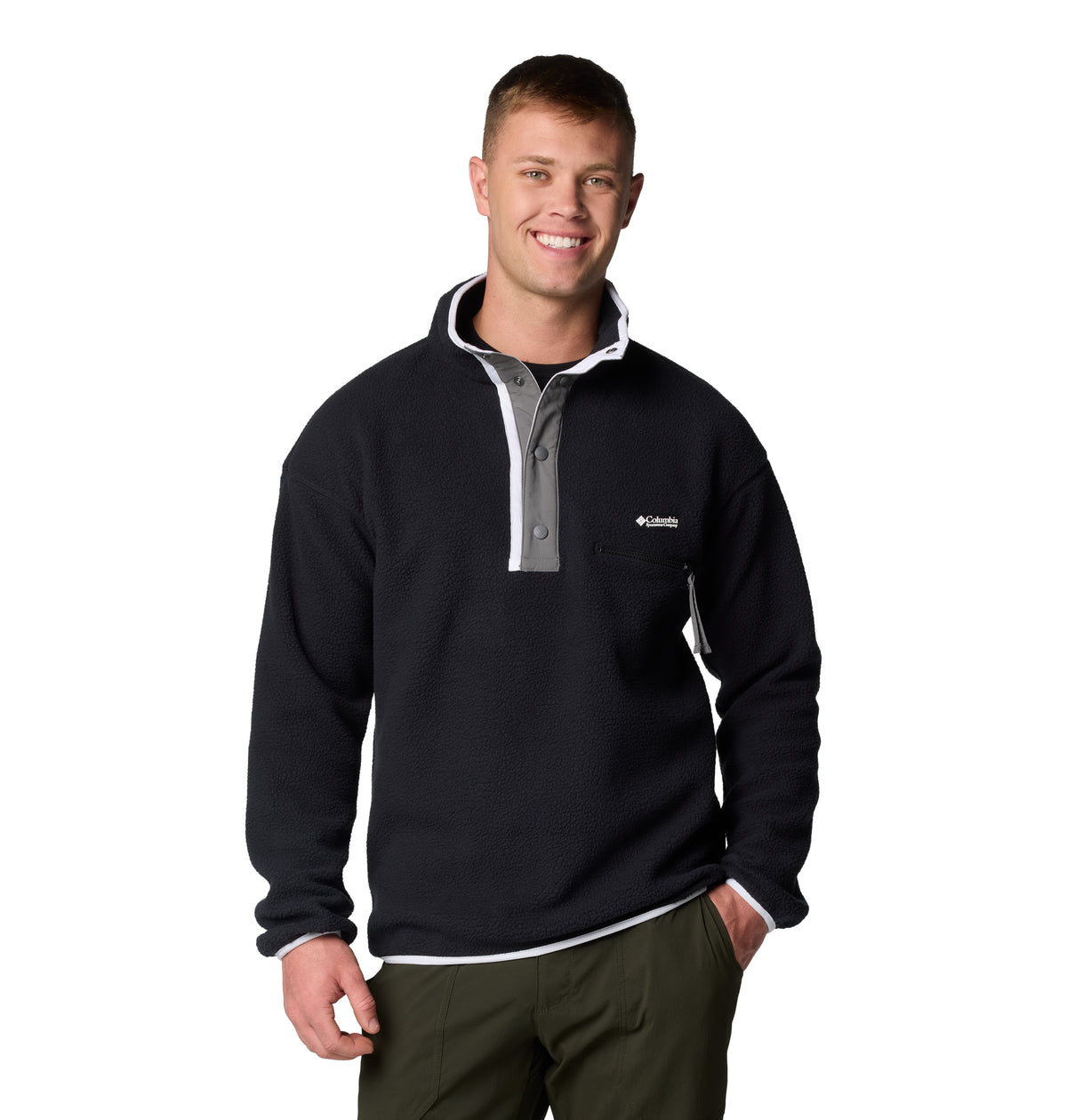 Polar Helvetia Half Snap  Negro