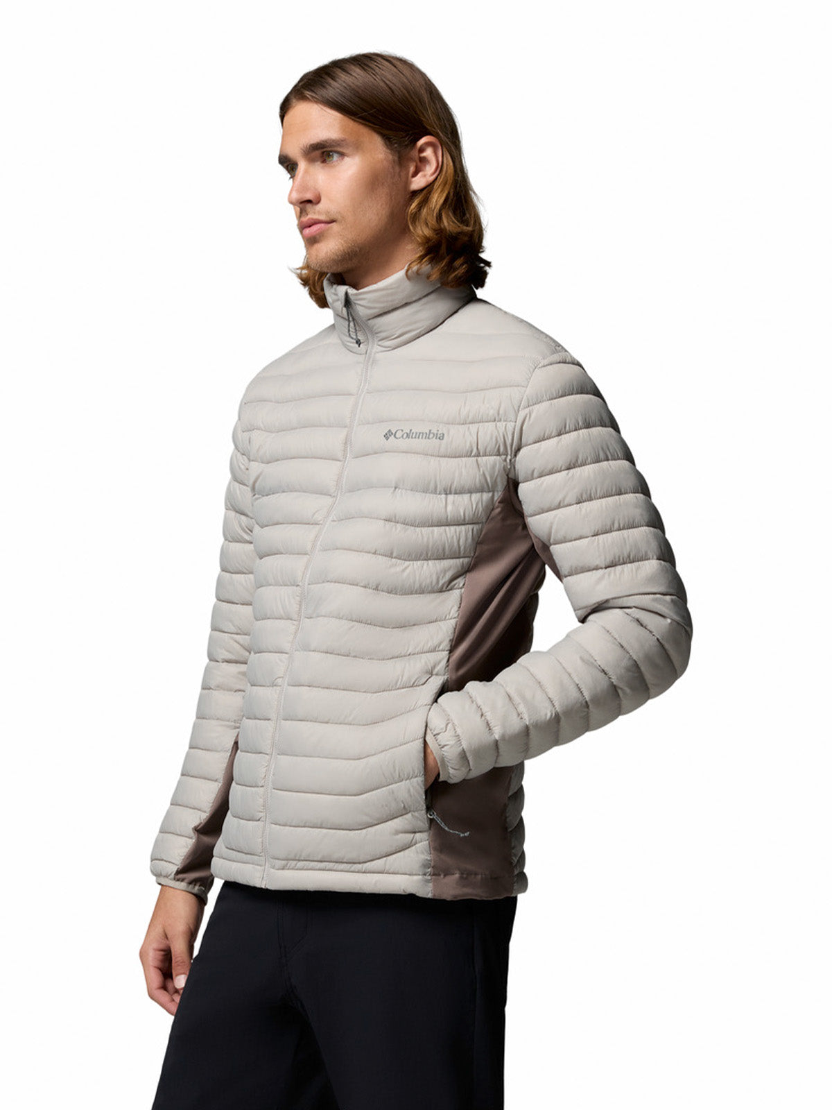 Campera Powder Pass Hybrid Omni-Shield Gris