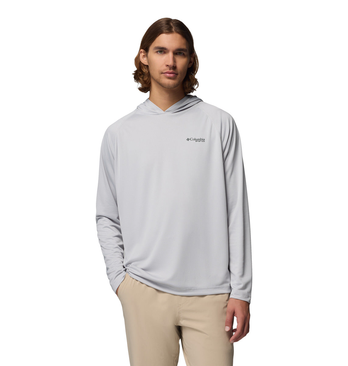 Remera Pfg Solar Stream Hoo Omni-Shade Gris