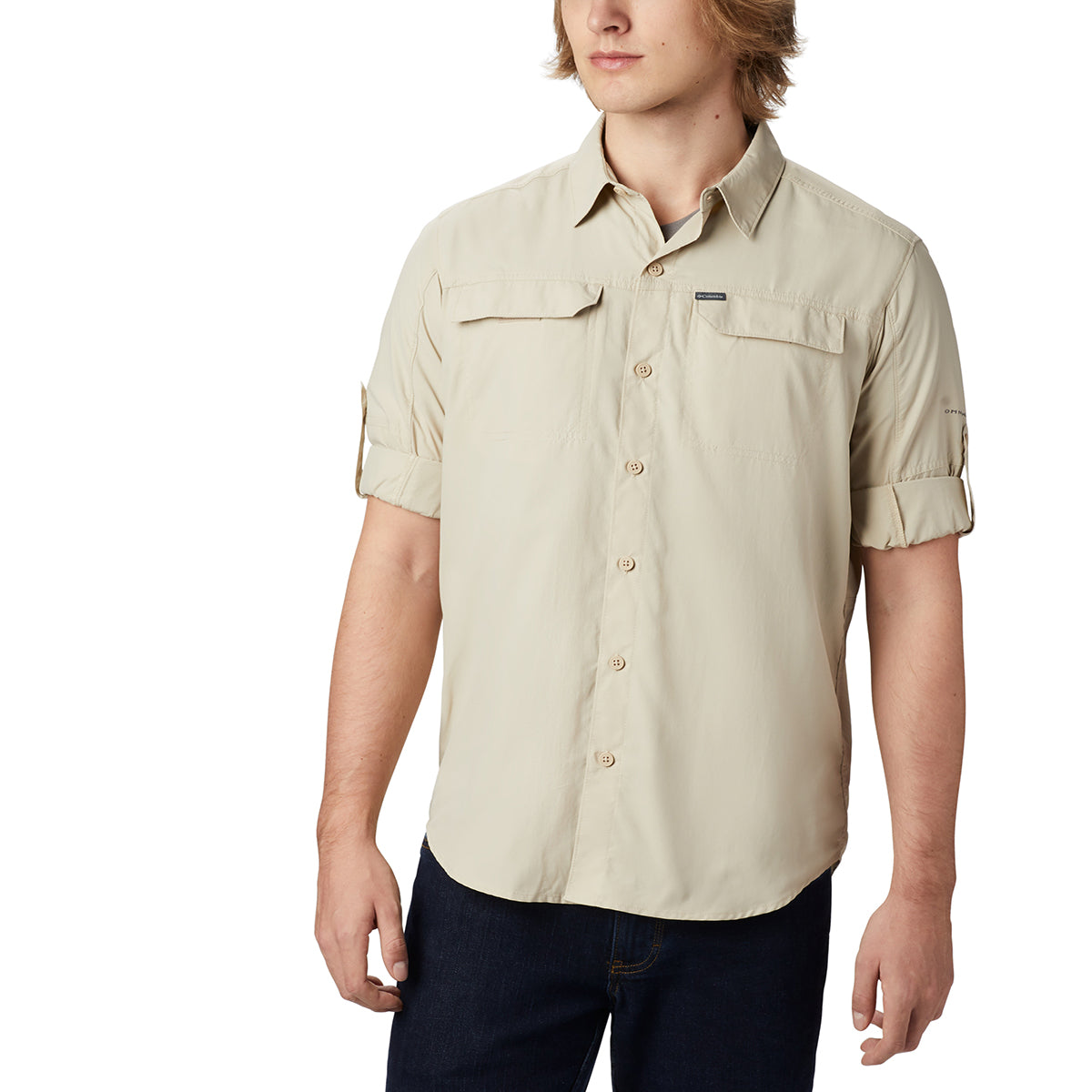 Camisa Manga Larga Silver Ridge 2 Long Omni-Shade Beige