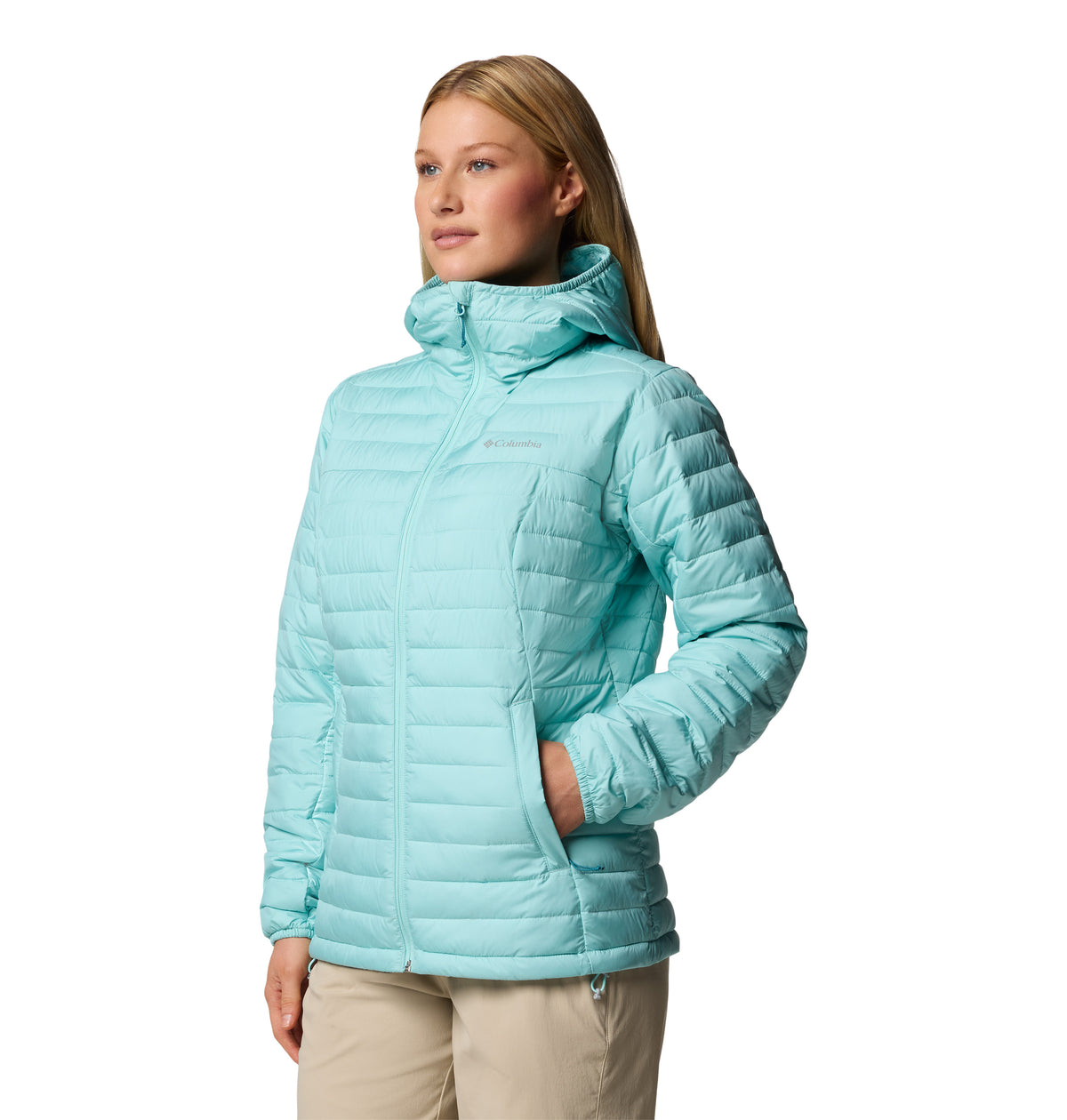 Campera Silver Falls Ii Hood Omni-Shield Blanco