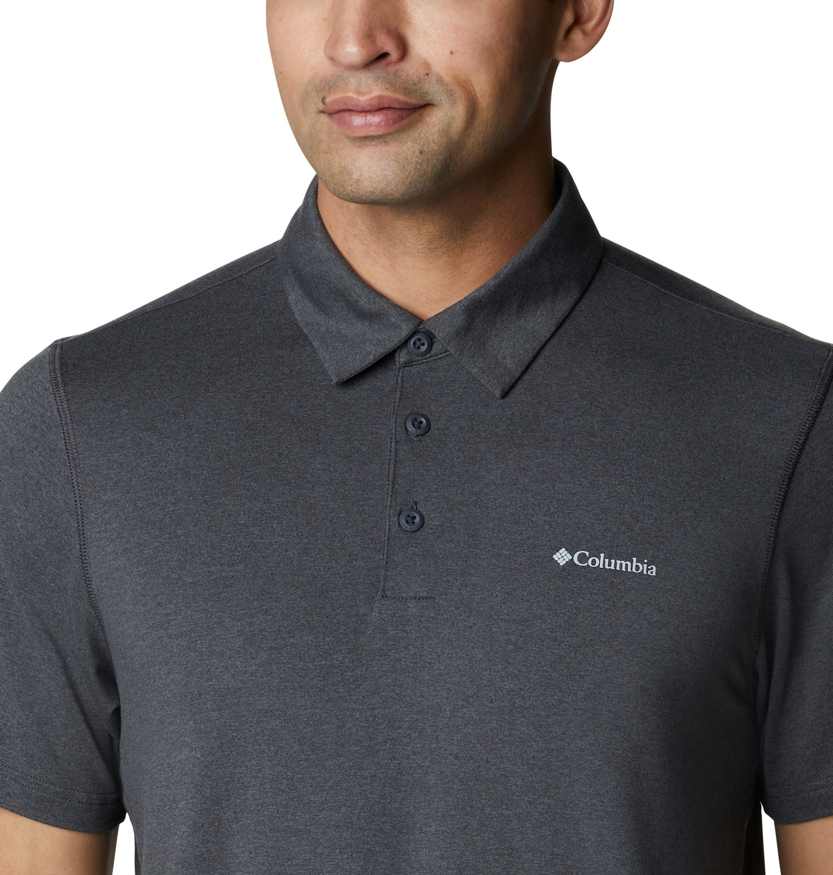 Polo Tech Trail Polo Omni-Shade Gris