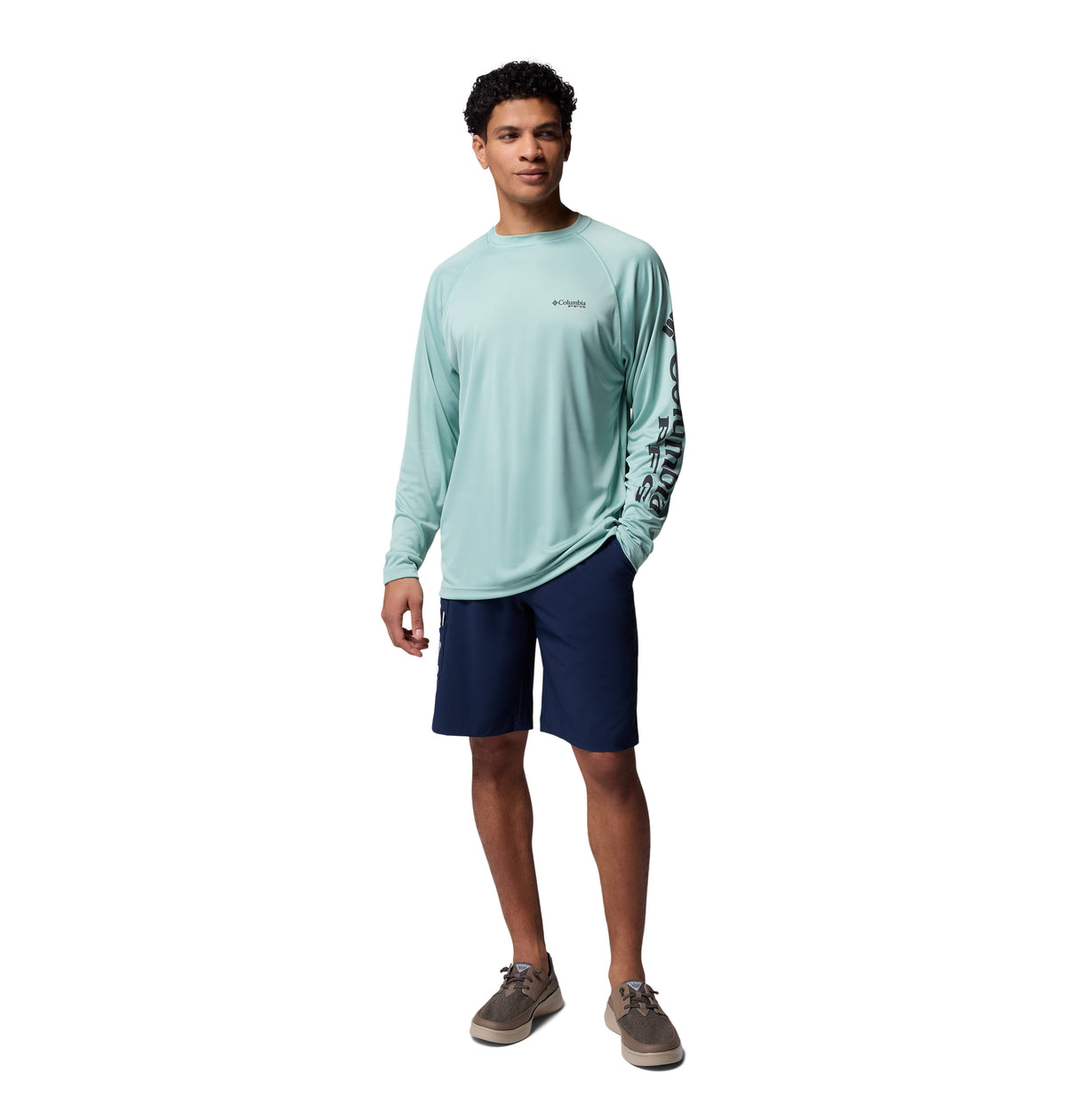 Remera Manga Larga Terminal Tackle Ls S Omni-Shade Verde