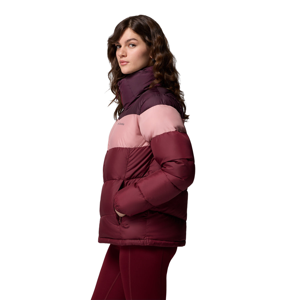 Chaqueta Puffect Ii Colorbloc Omni-Shield Bordó