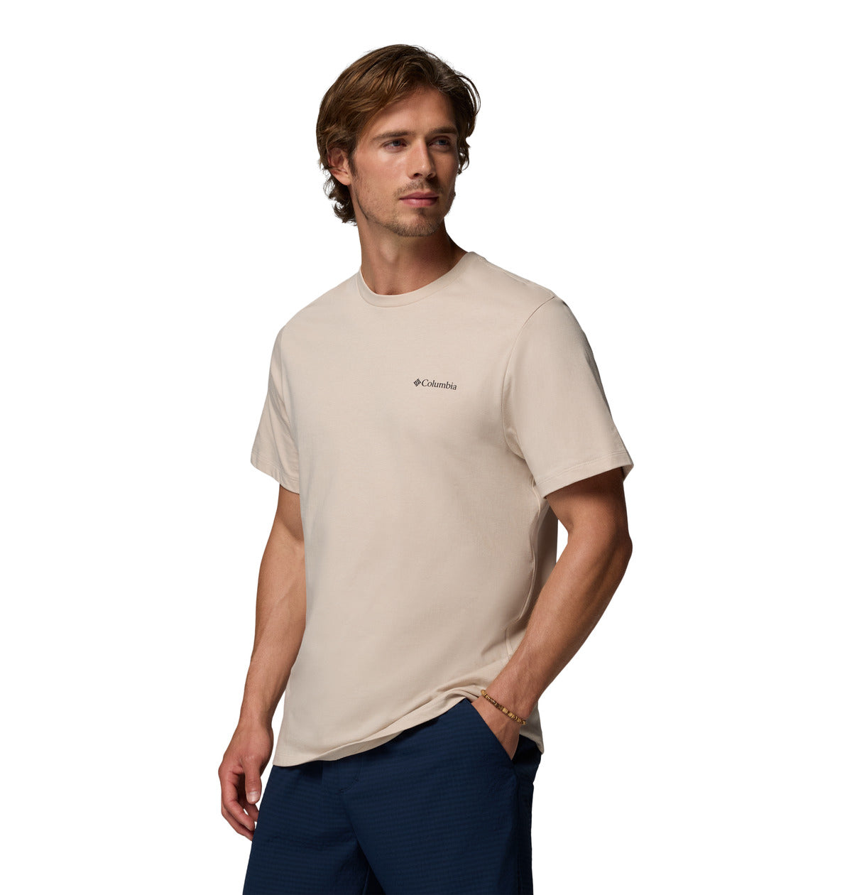 Remera Csc Logo Back Tee  Gris