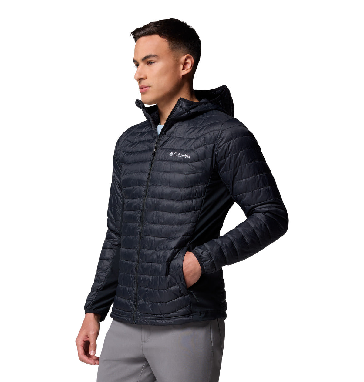 Cortaviento Powder Pass Hybrid Omni-Shield Negro