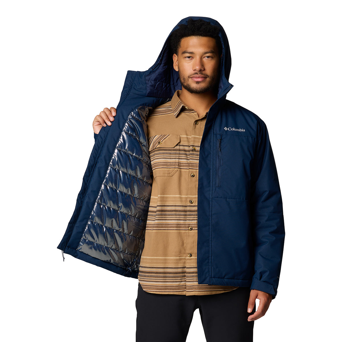 Impermeable Hikebound Ii Ins Jkt Omni-Heat Azul Marino