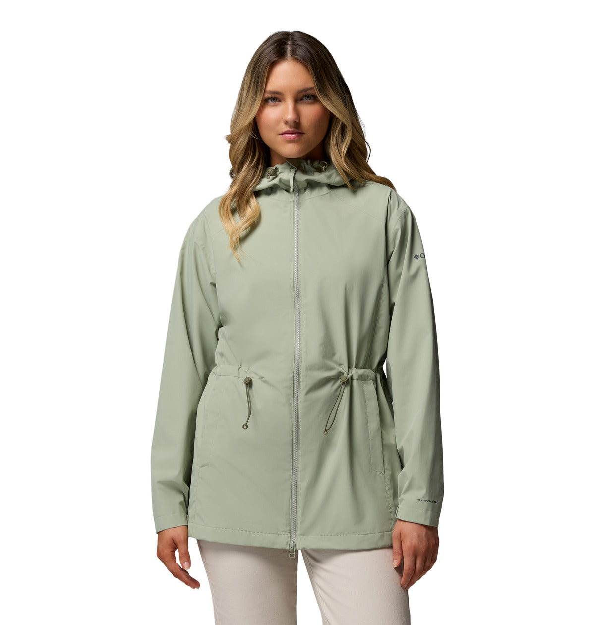 Impermeable Blossom Park Rain Omni-Tech Verde