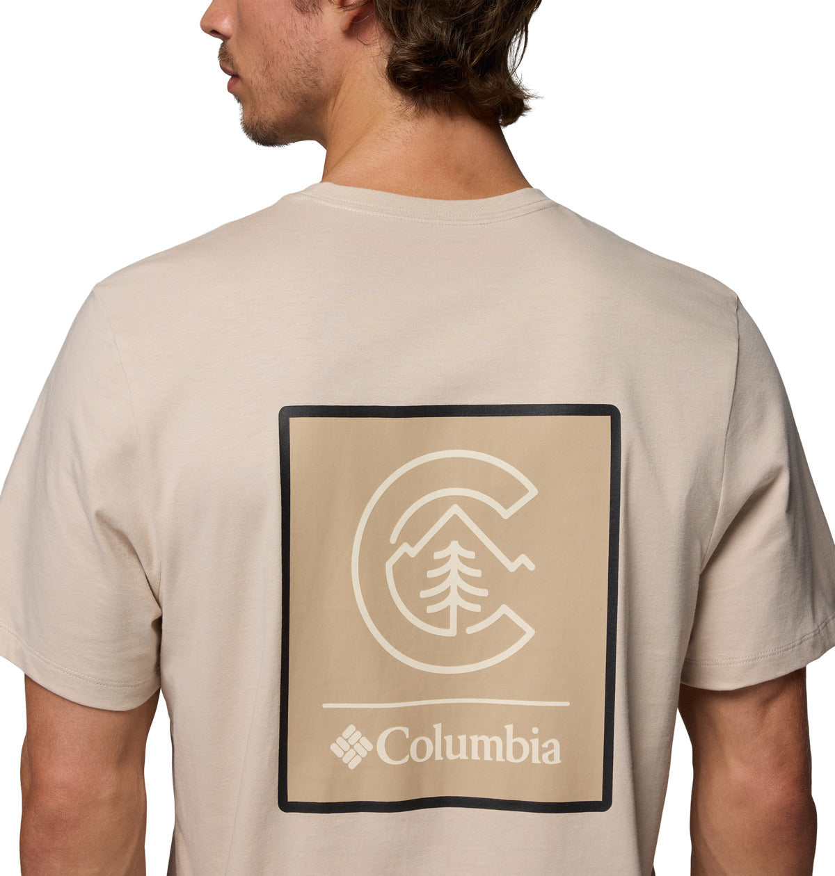 Remera Csc Logo Back Tee  Gris