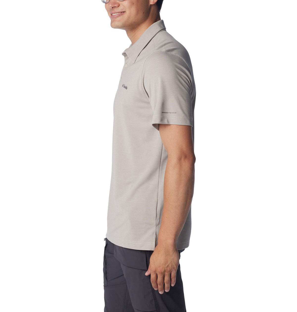 Remera Havercamp Pique Polo Omni-Wick Gris
