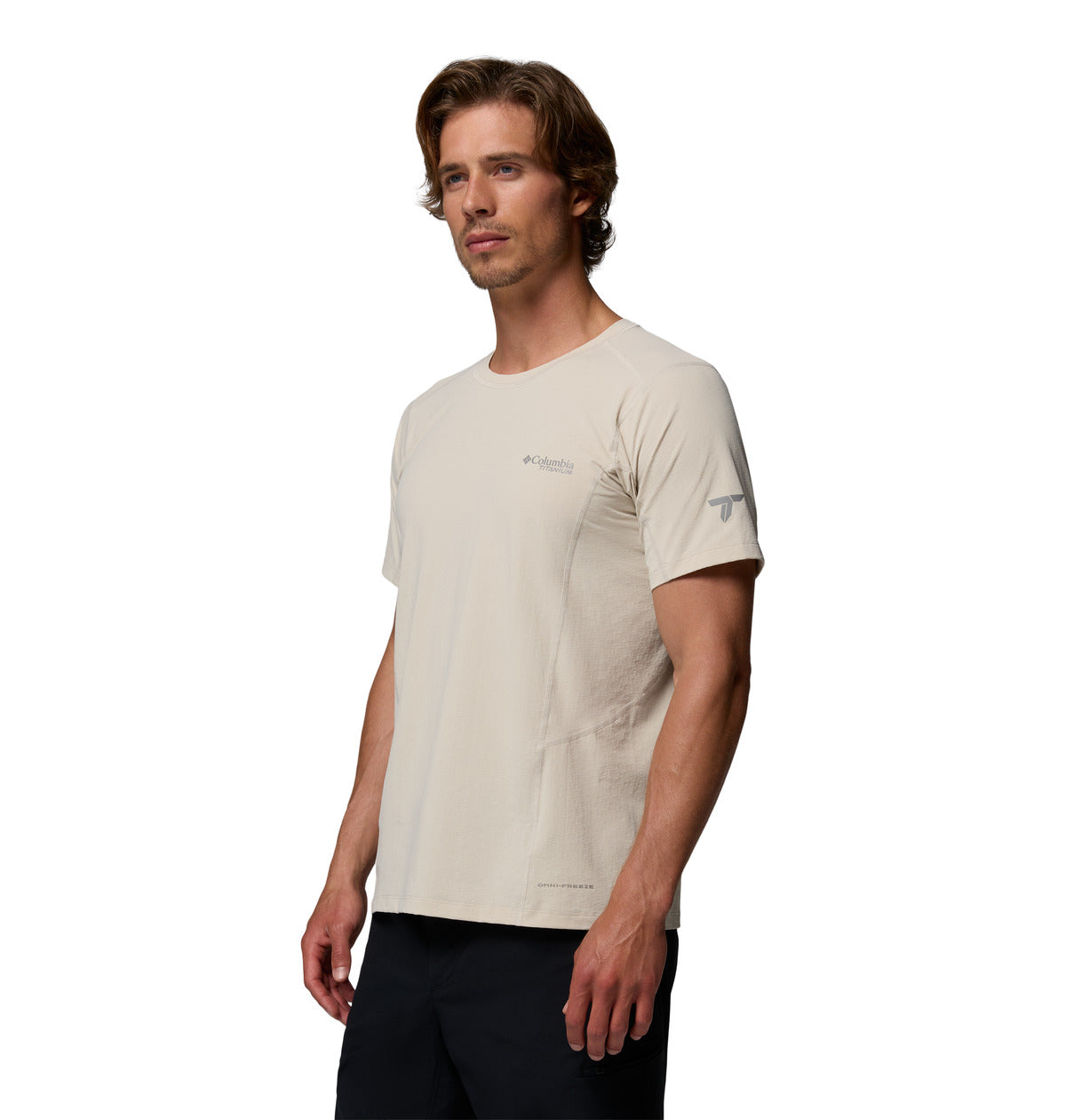 Remera Diamond Peak Short Omni-Freeze Gris