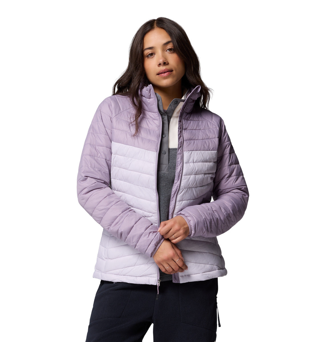 Campera Powder Pass Jacket Omni-Shield Lila