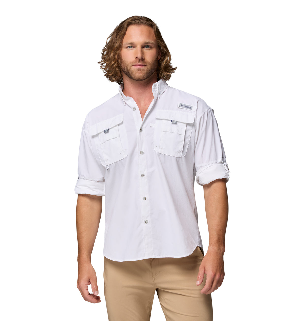 Camisa Manga Larga Bahama Ii L/S Shirt Omni-Shade Blanco