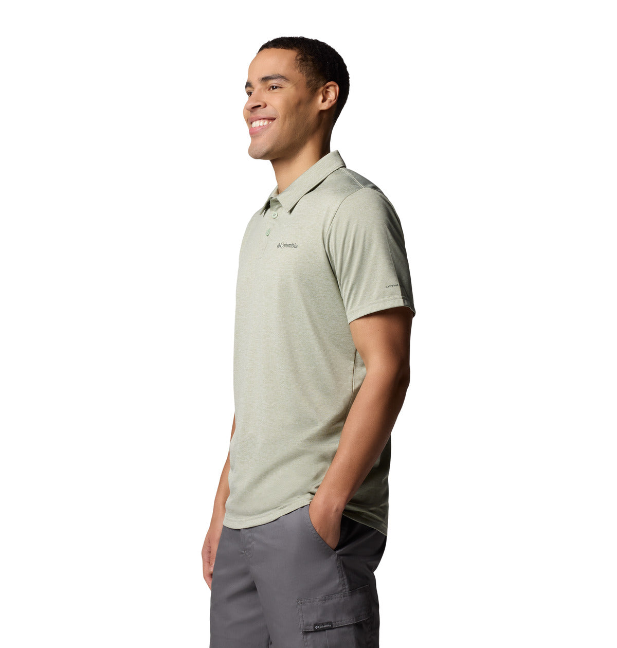 Polo Columbia Hike Polo Omni-Wick Verde