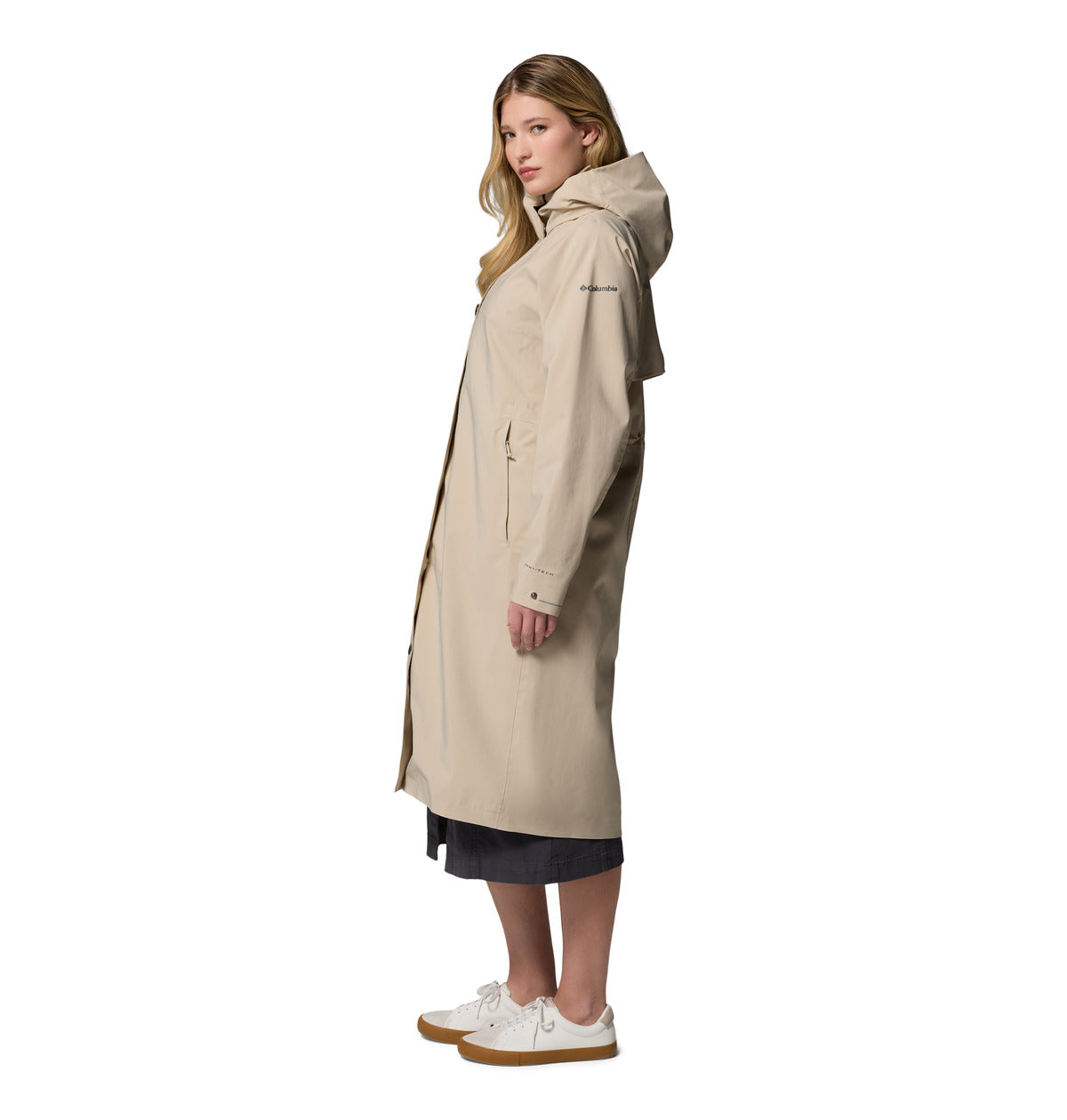 Impermeable Amaze Trench Rain Blanco