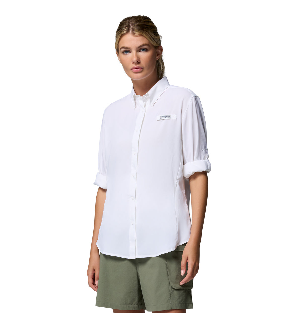 Camisa Manga Larga Tamiami Ii Ls Shirt Omni-Shade Blanco