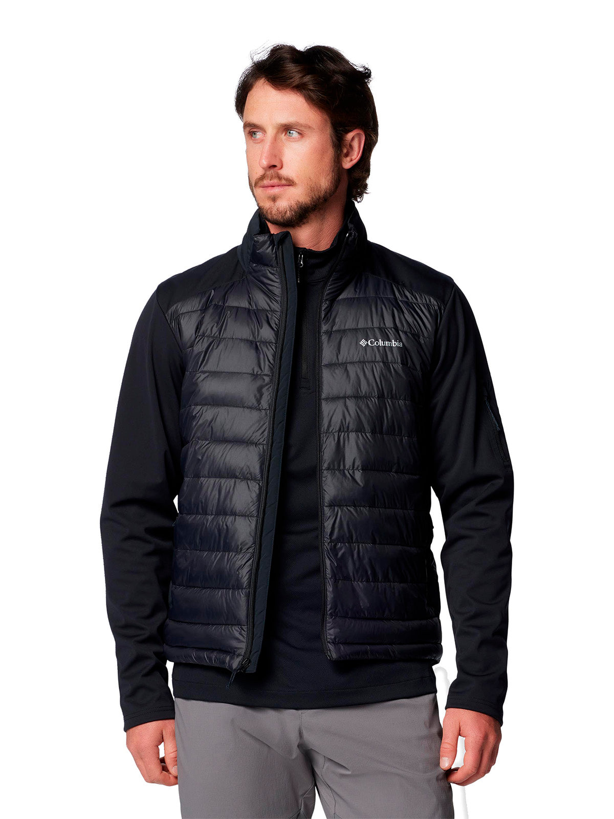 Chaqueta Columbia Tech Softsh Omni-Shield Negro