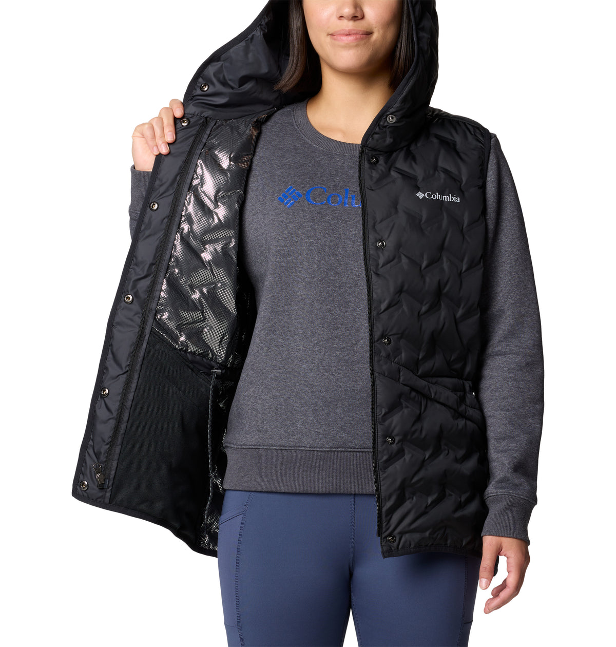 Chaleco Delta Ridge Ii Down Omni-Shield Negro