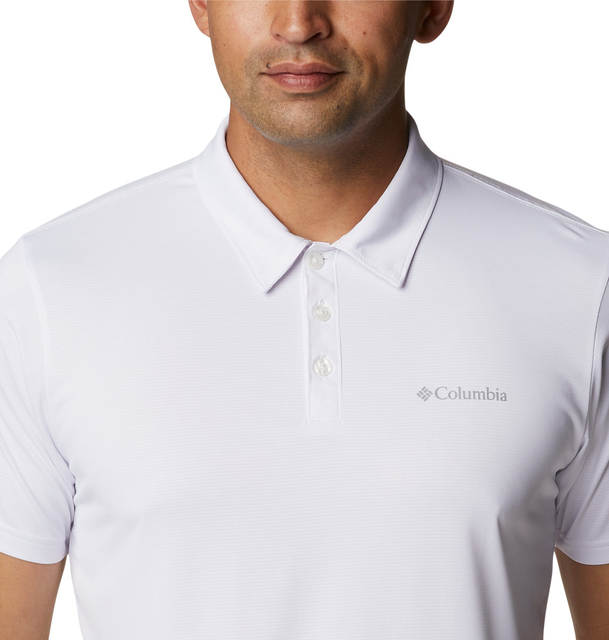 Polo Columbia Hike Polo Omni-Wick Blanco