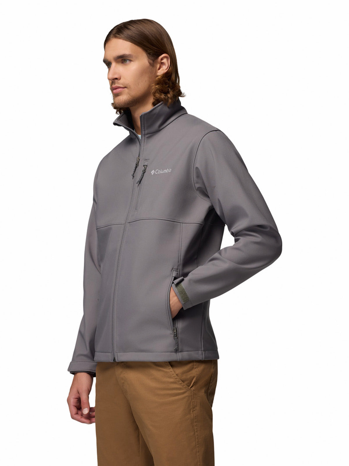 Chaqueta Ascender Soft Shell Omni-Shield Gris