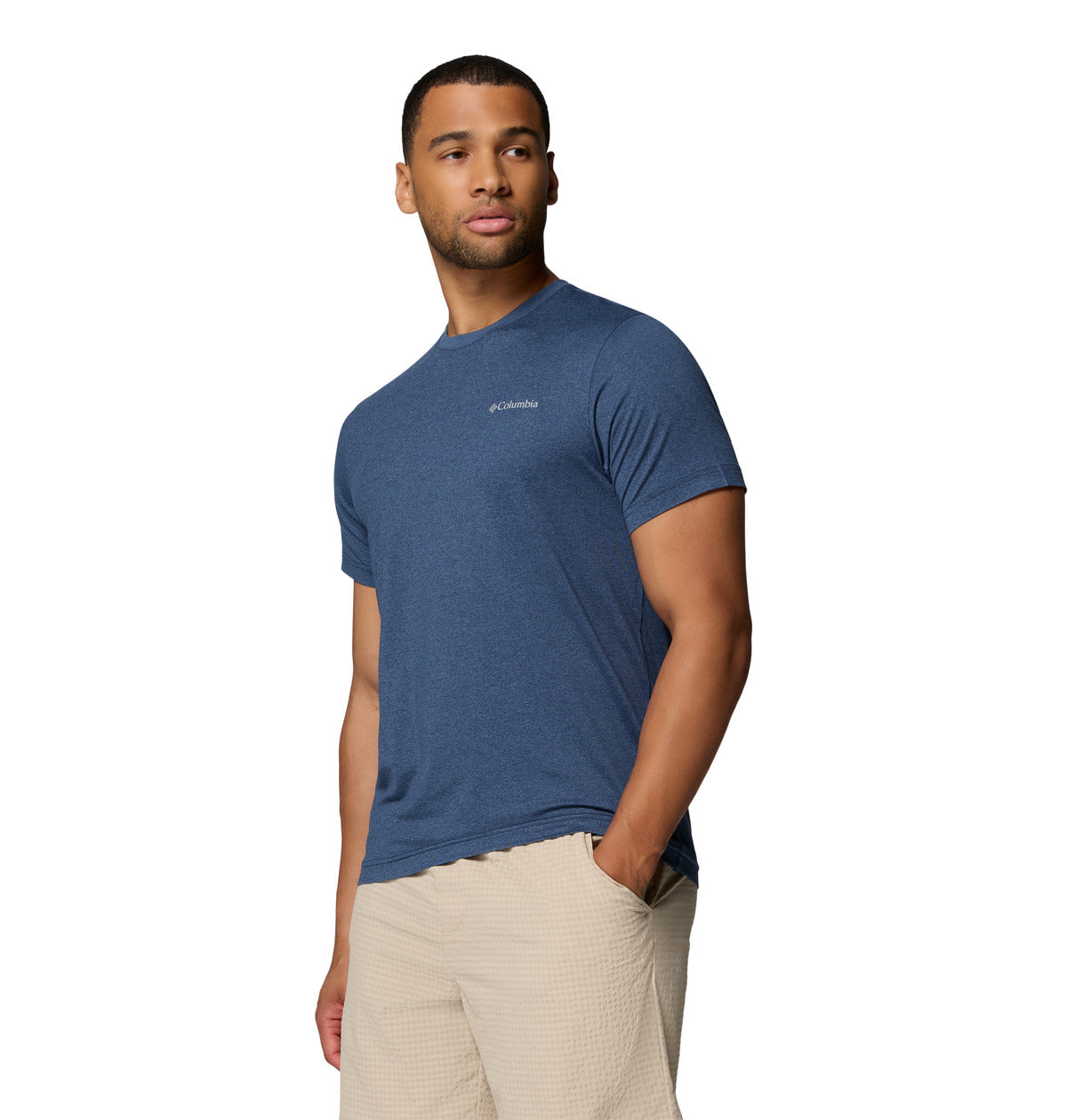 Remera Parsons Point Ss Omni-Shade Azul Marino
