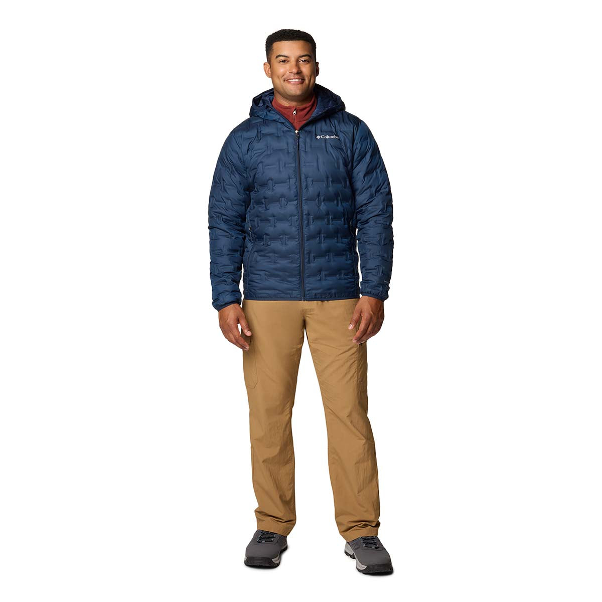 Campera Delta Ridge Ii Down Omni-Heat Azul Marino