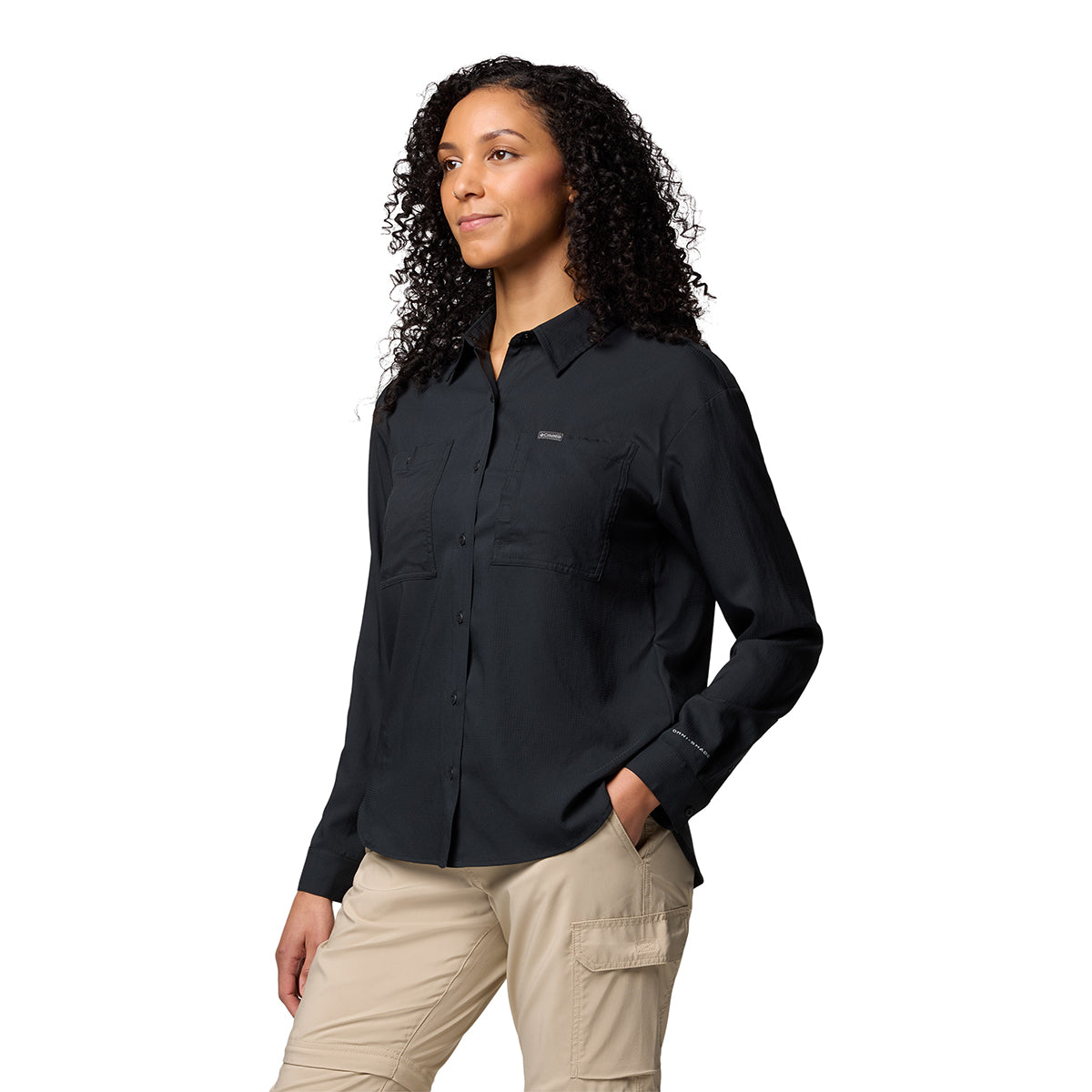 Camisa Silver Ridge Utility Omni-Shade Negro