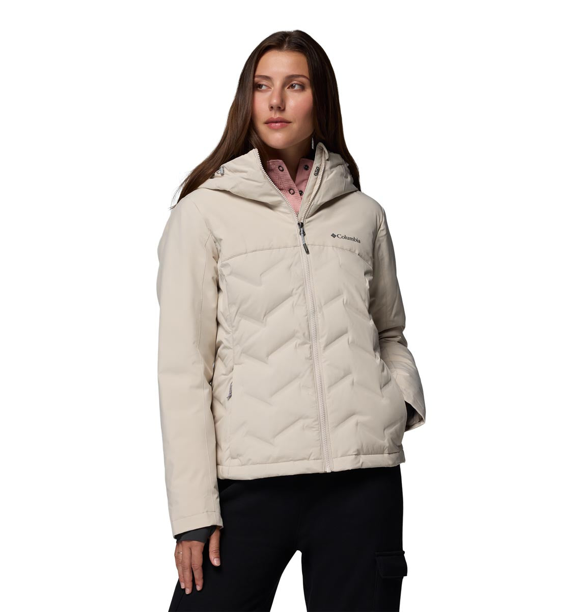 Campera Grand Trek Iii Down Omni-Heat Gris