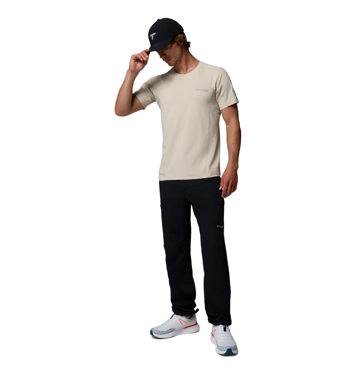 Remera Diamond Peak Short Omni-Freeze Gris