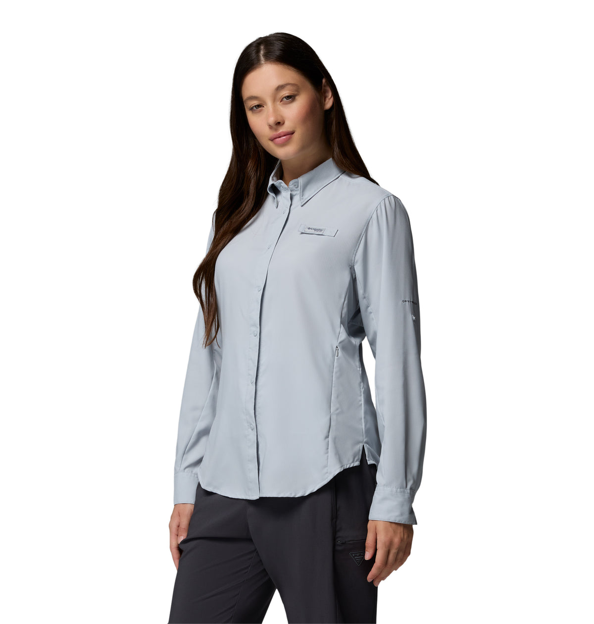 Camisa Manga Larga Tamiami Ii Ls Shirt Omni-Shade Gris