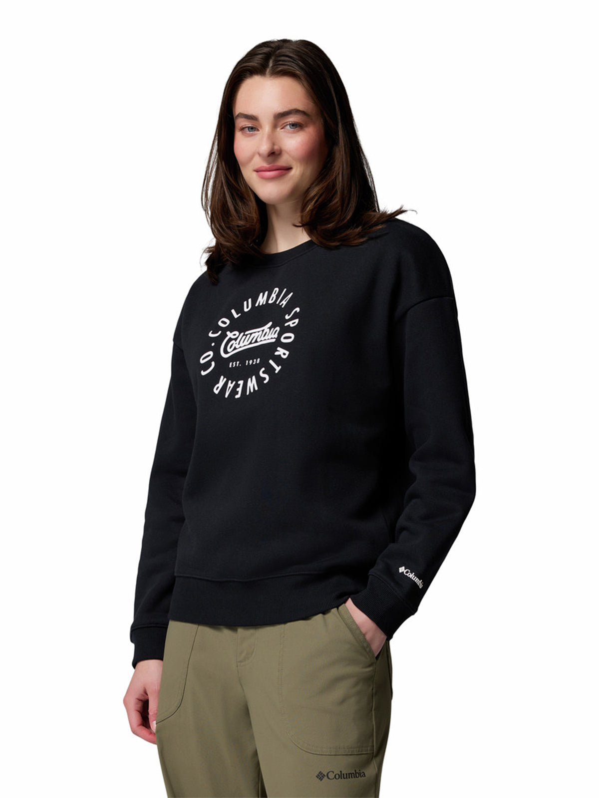 Buzo Meridian Creek Crew  Negro