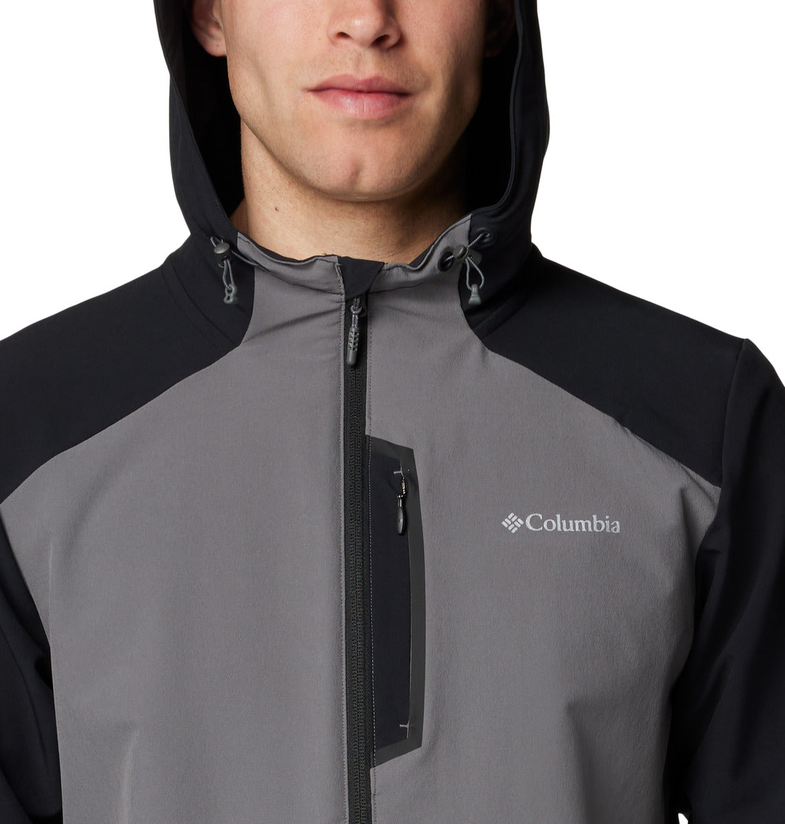 Camisa Tech Softshe Hoodie Omni-Shield Gris