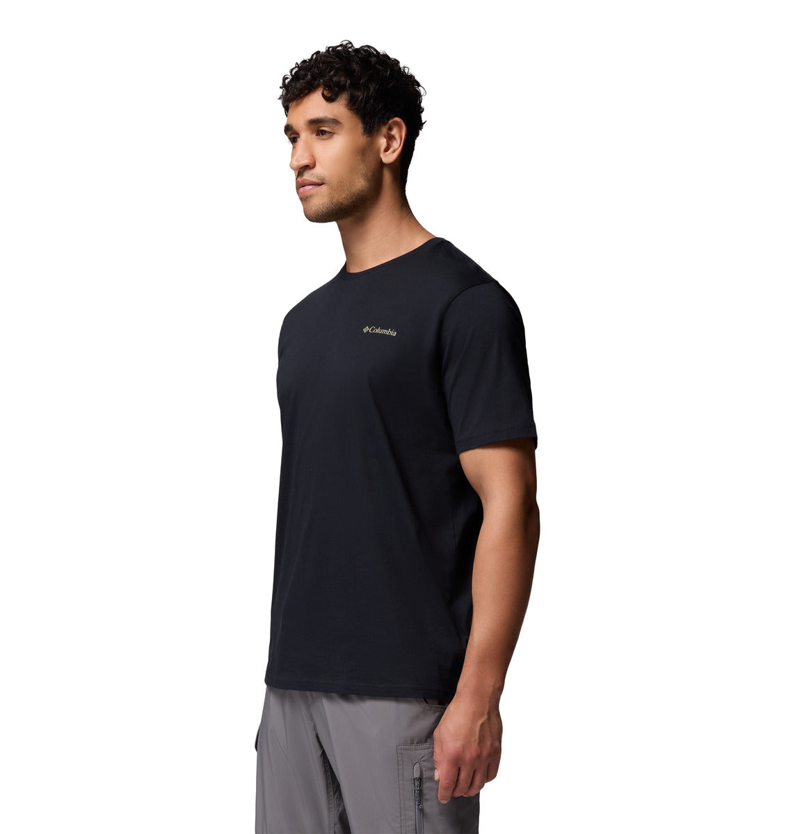 Remera North Cascades Ss Te  Gris
