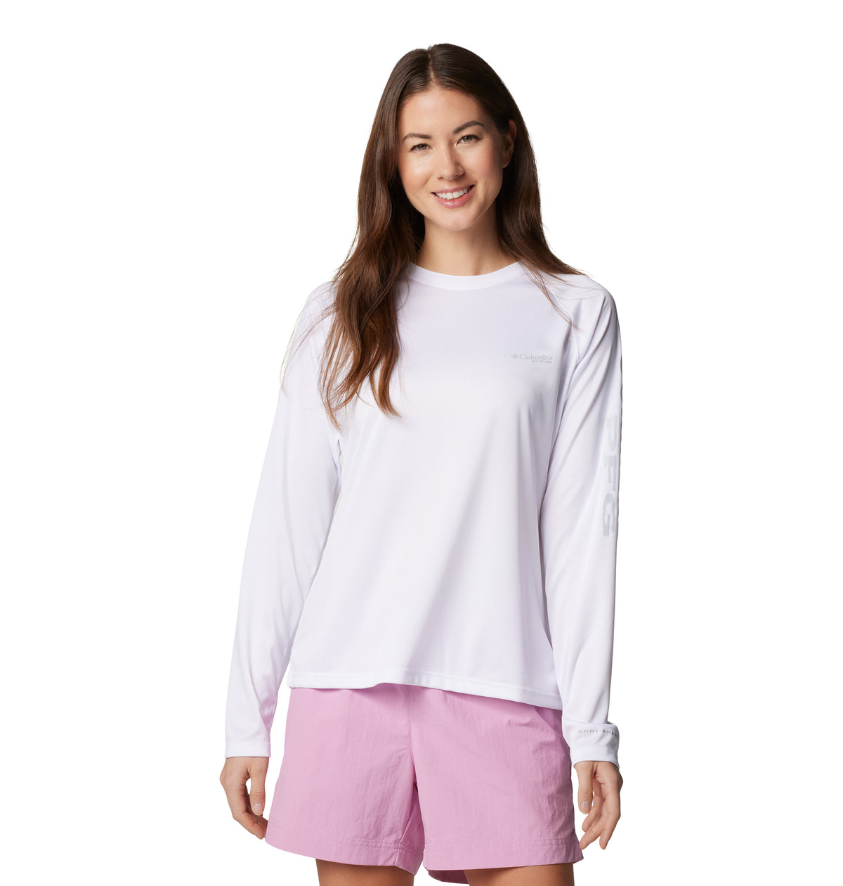Remera Manga Larga Tidal Tee Ii Long Sl Omni-Wick Blanco