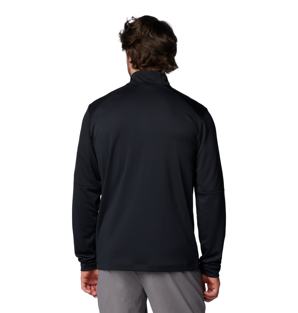 Polar Cmbia Tech Knit 1/4 Omni-Shade Negro
