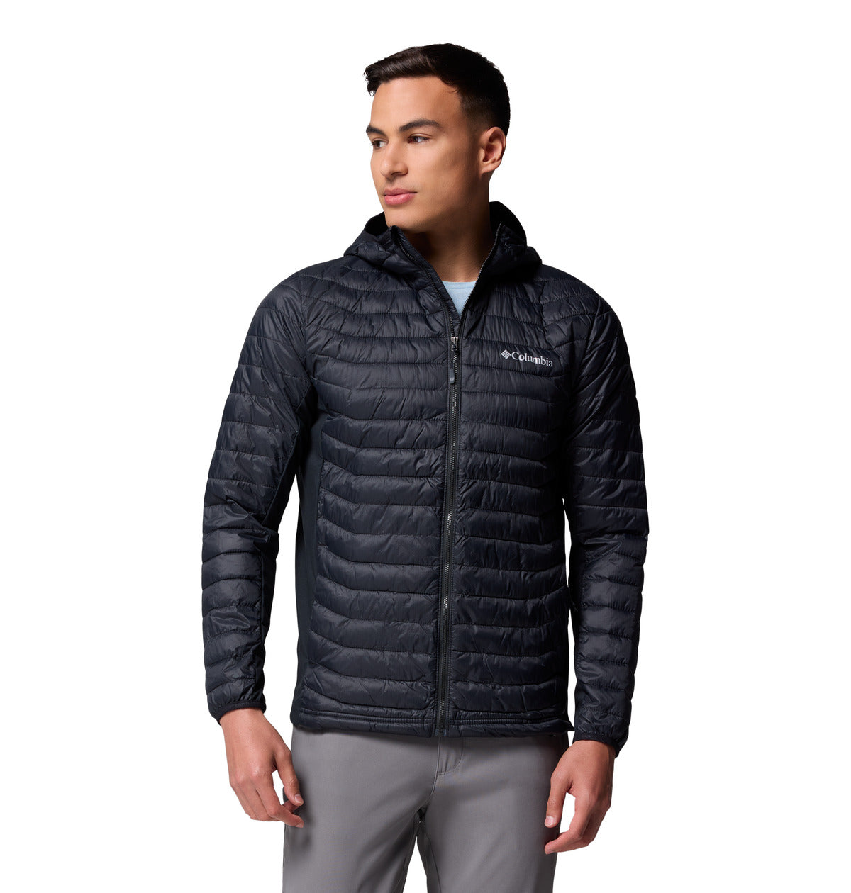 Cortaviento Powder Pass Hybrid Omni-Shield Negro