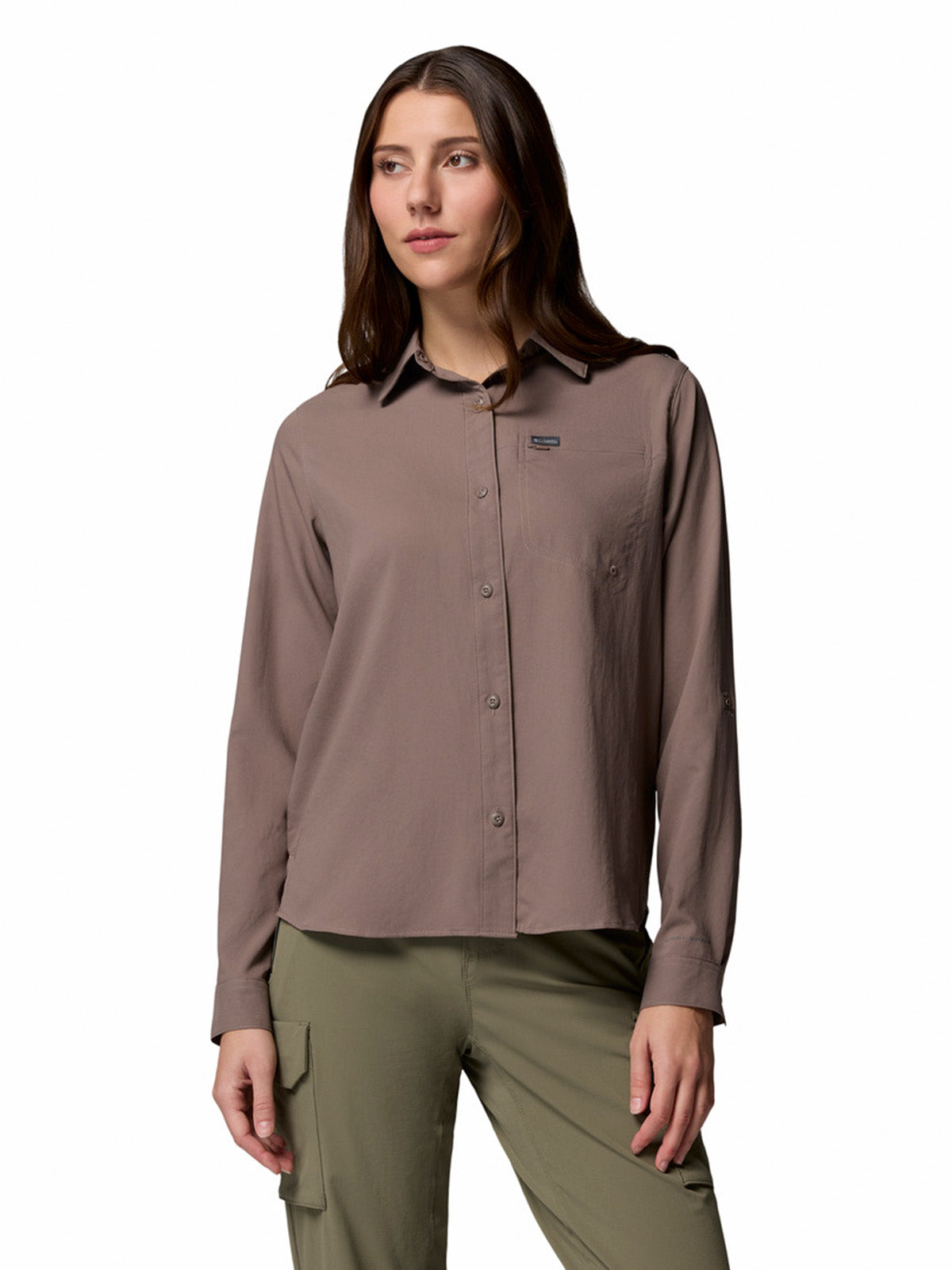 Remera Silver Ridge Utility Omni-Shade Negro