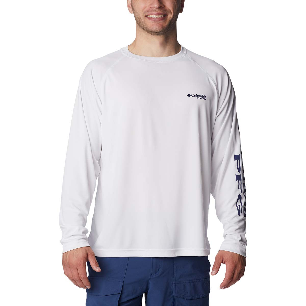 Remera Manga Larga Terminal Tackle Ls S Omni-Shade Blanco