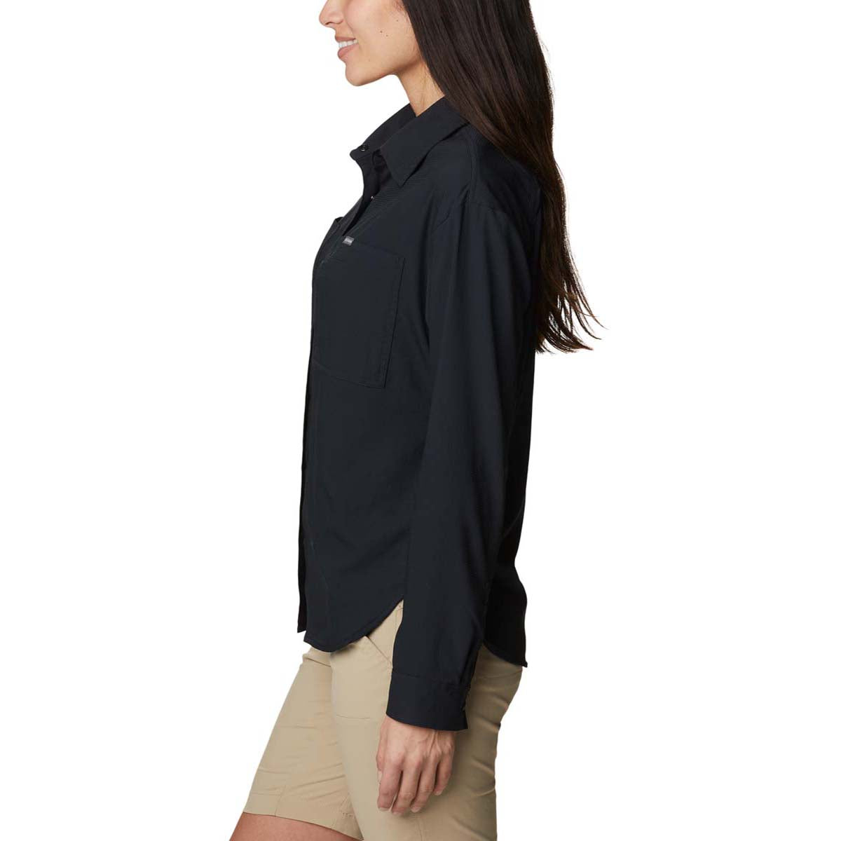 Camisa Manga Larga Silver Ridge Utility  Negro