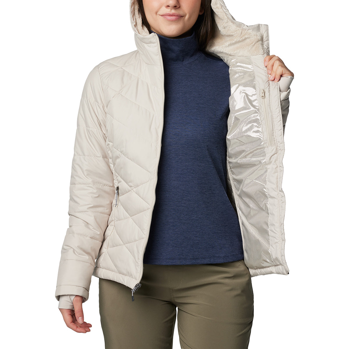 Campera Heavenly Hdd Jacket Omni-Heat Gris