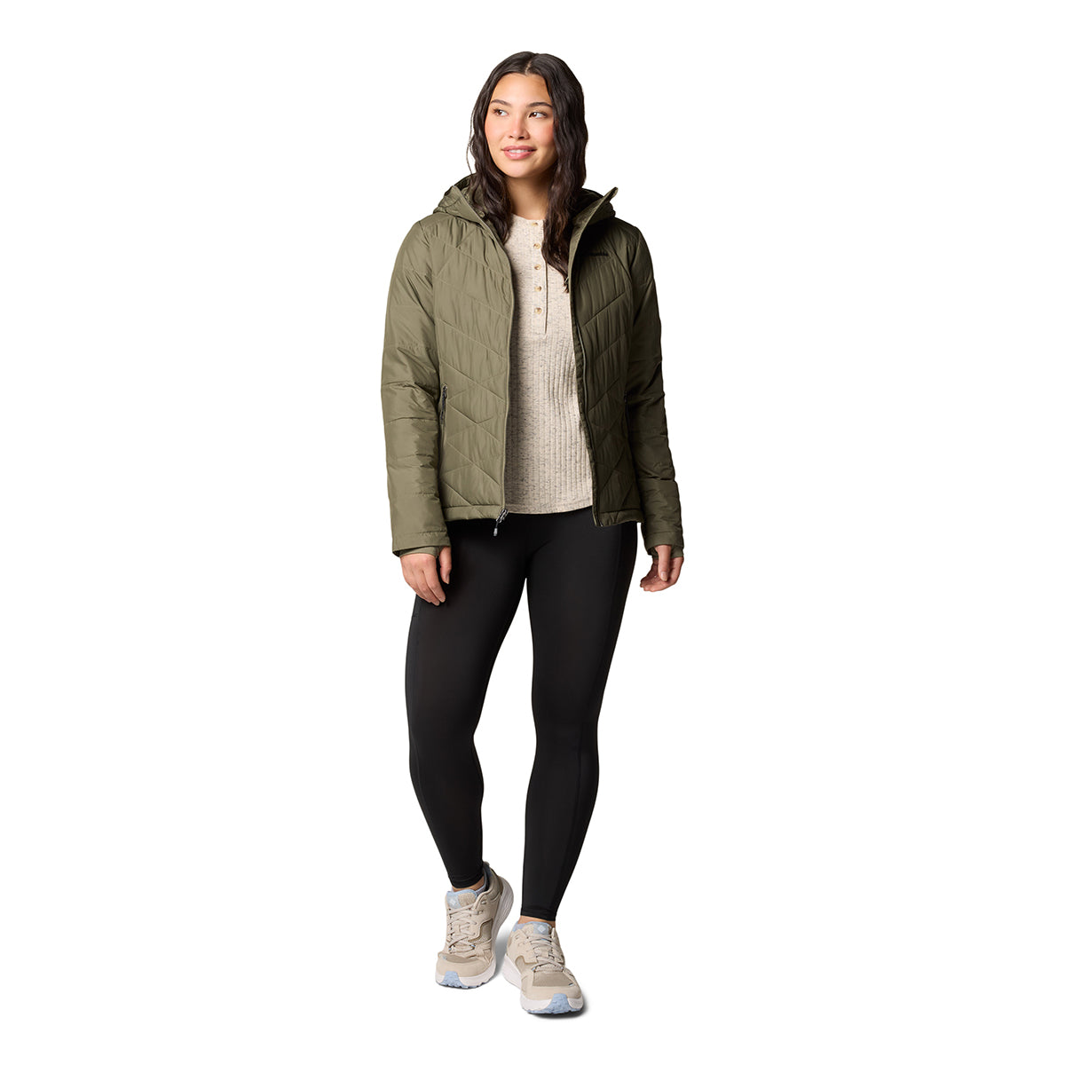 Campera Heavenly Hdd Jacket Omni-Heat Verde