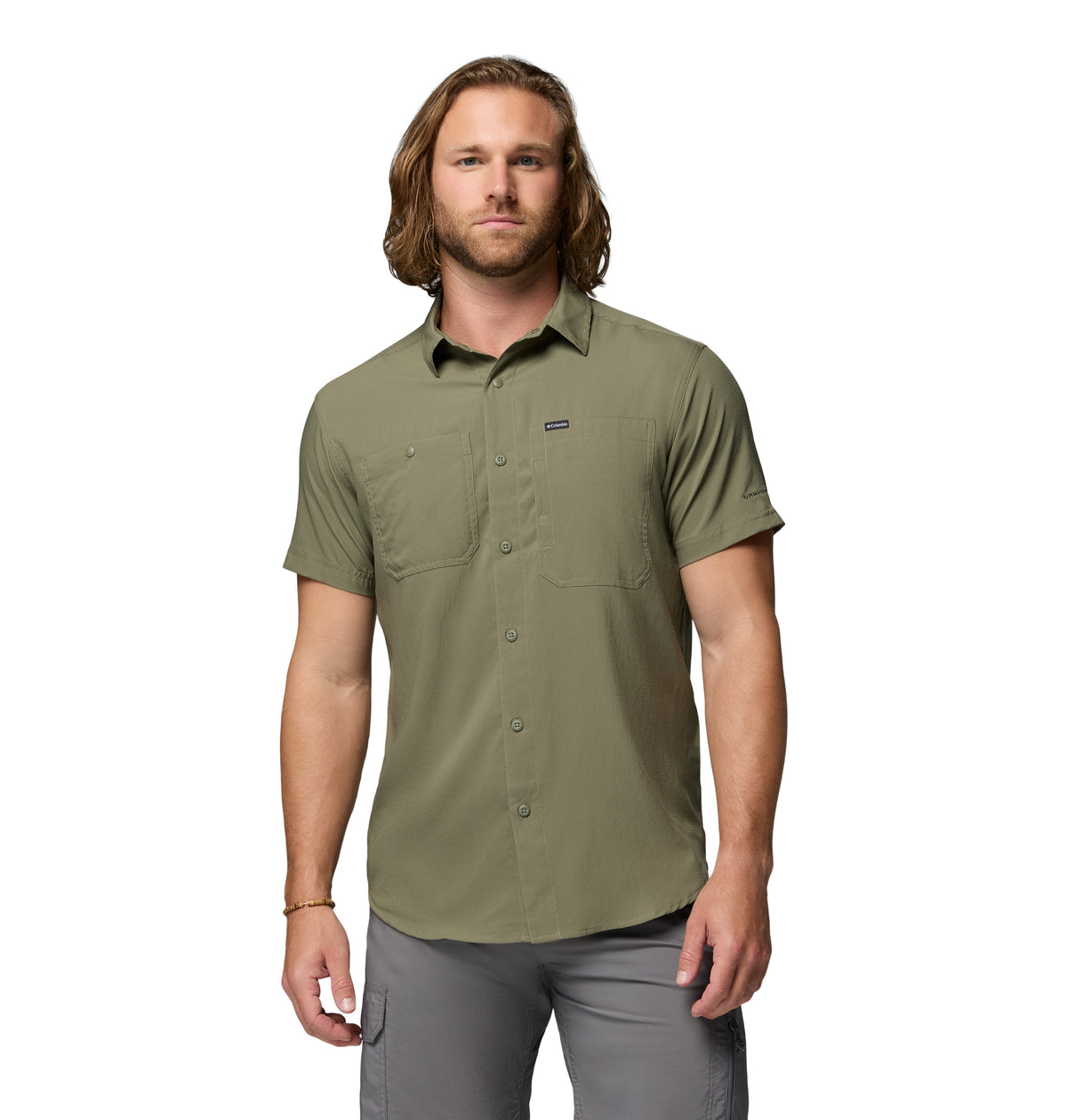 Camisa Manga Corta Silver Ridge Utility Omni-Shade Verde