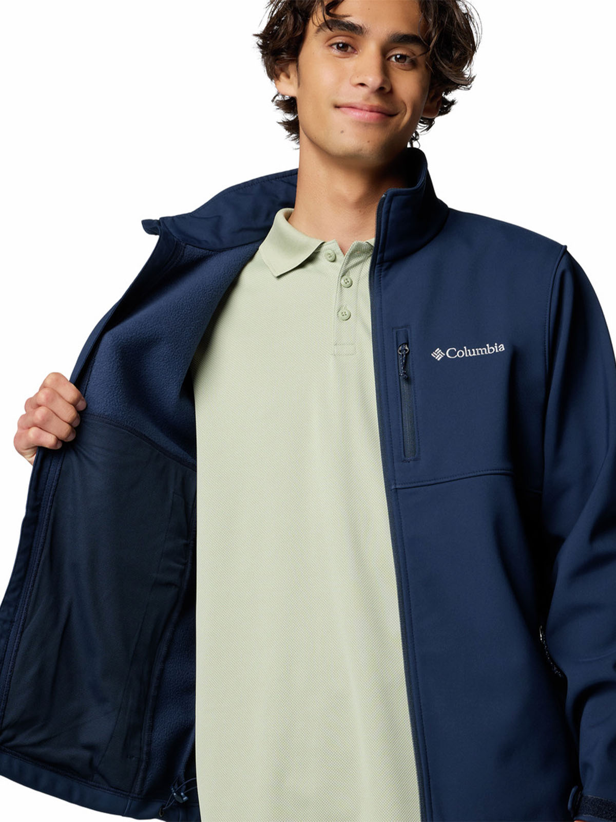 Cortaviento Ascender Softshell Omni-Shield Azul Marino