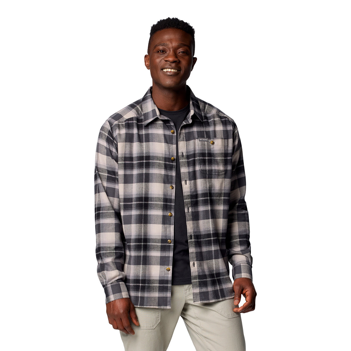 Camisa Manga Larga Cornell Woods  Negro