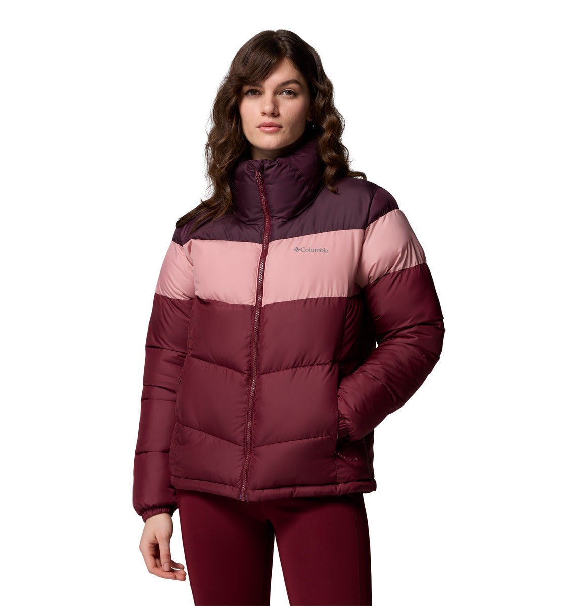 Chaqueta Puffect Ii Colorbloc Omni-Shield Bordó