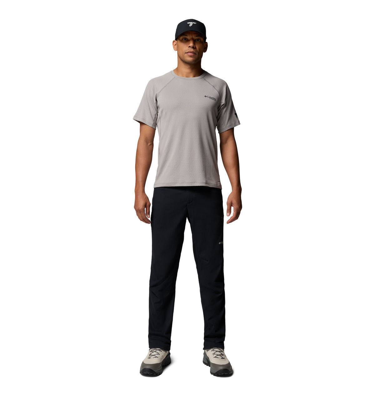 Remera Driventure Short S Omni-Shade Marrón