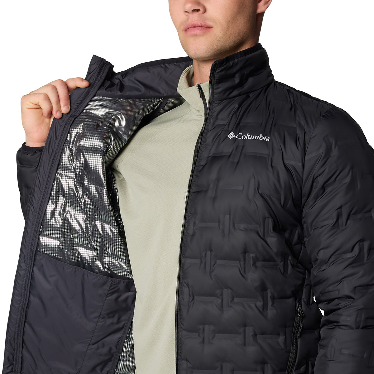 Campera Delta Ridge Ii Down Heat Seal Negro