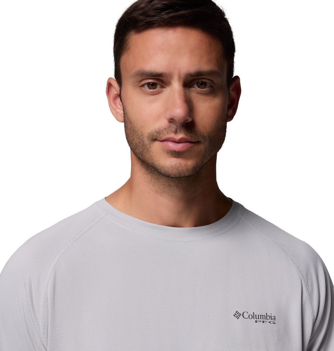 Remera Pfg Solar Stream Ls Omni-Wick Gris