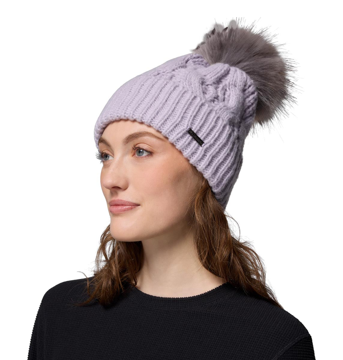Gorro Boundless Days Cable  Lila