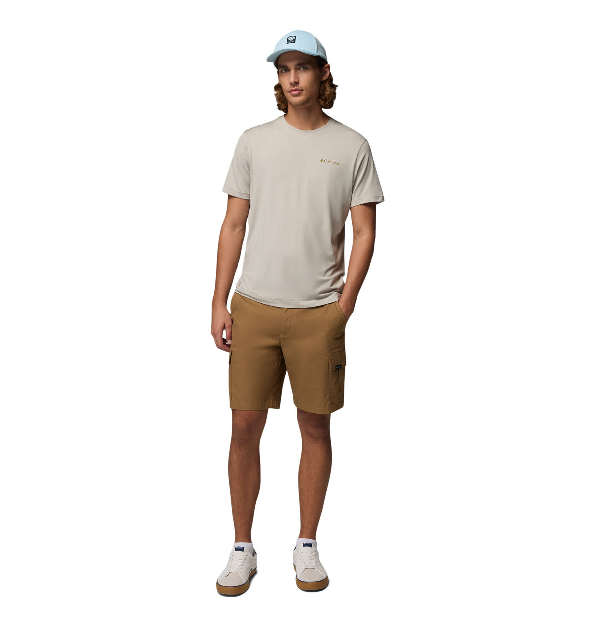 Remera Parsons Point S Back Omni-Shade Gris